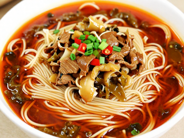 练习鱼香汁比例，牛肉酸菜鱼面条，陈皮红油打造麻而不木