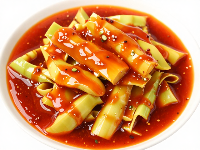 豆瓣酱的红亮色泽与勾芡的乳化技巧