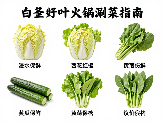 白菜红薯叶火锅涮菜指南，避免浸水保鲜，黄瓜根茎菜采购议价攻略