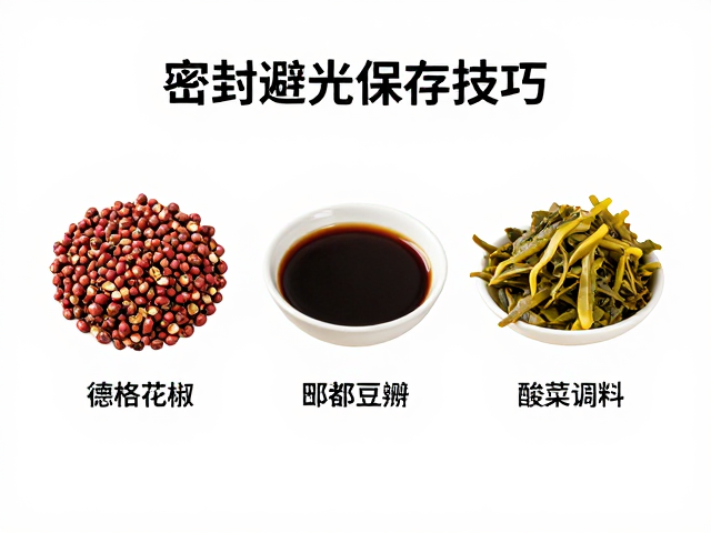 特殊调料的差异化保存要点