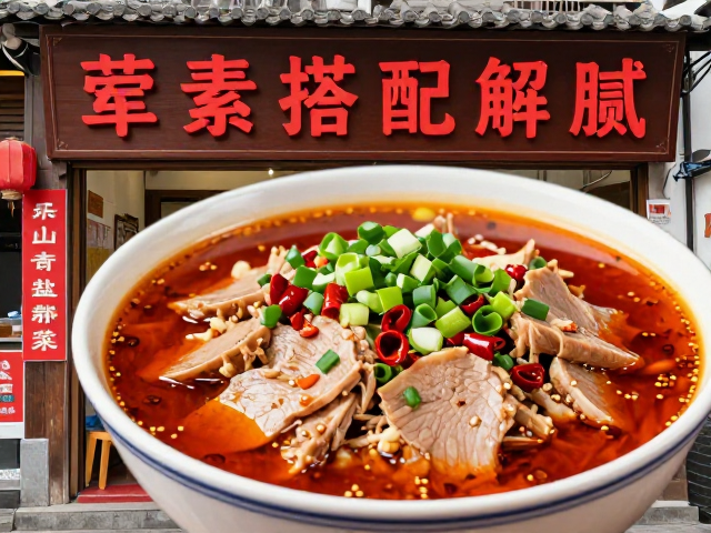 自贡盐帮菜老店揭秘，乐山菜馆夫妻肺片必点，荤素搭配解腻