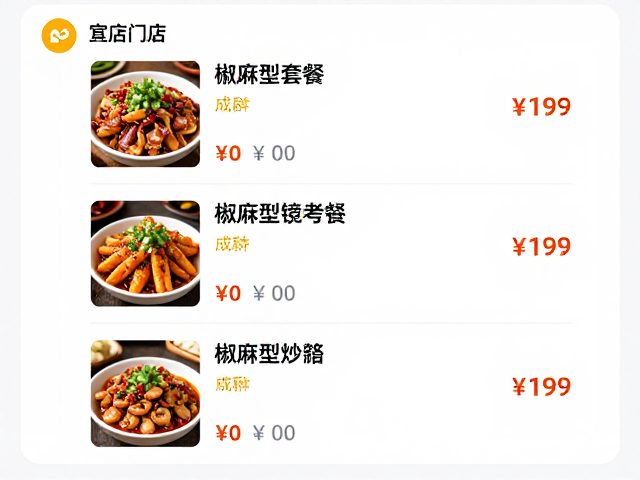 区域连锁口碑好，查看门店评分！堂食点椒麻型套餐适合多人