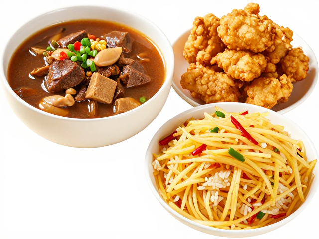 酸辣土豆丝拌饭的刀工与调味哲学