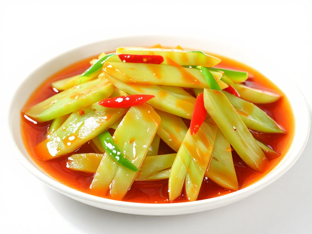 鱼香汁比例怎么调？青笋红油宽油滑炒，告别豆瓣酱发苦