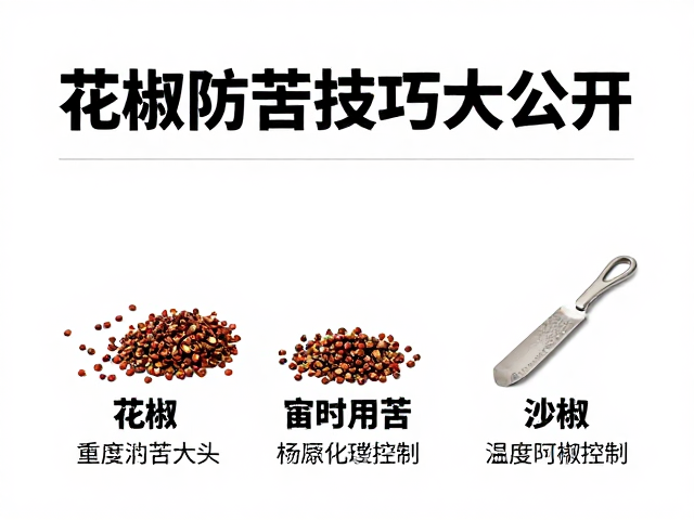 花椒防苦技巧：温度与时间的精准控制