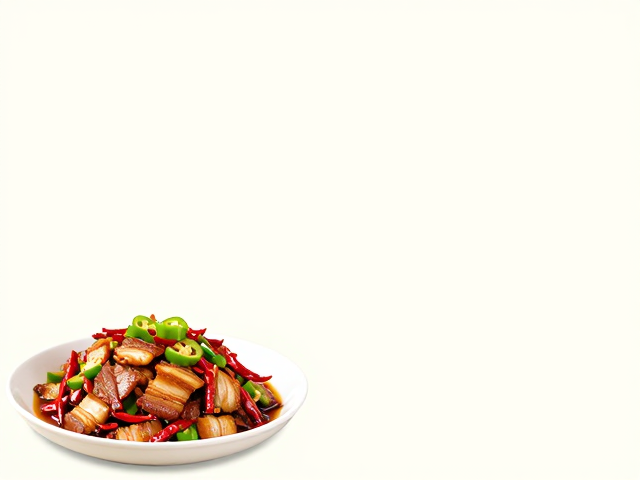 经典家庭川菜示例：二荆条烧肉与凉拌二荆条