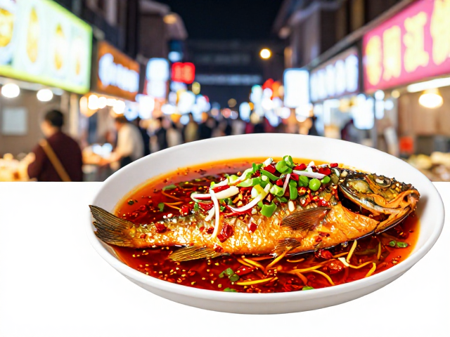 成都夜市探秘，乐山风味凉菜与江团鱼的红油炼制秘籍
