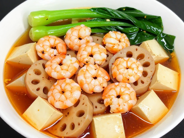 虾仁莲藕魔芋豆腐怎么做才入味？酸辣味食材搭配泡青菜指南