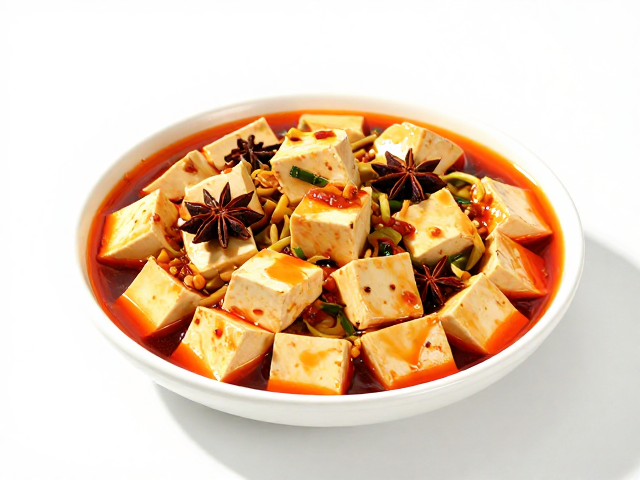 八角芽菜红油麻婆豆腐，灵魂香料搭配，豆腐嫩滑入味不碎