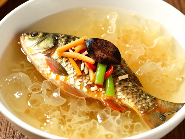 四川泡菜与鲫鱼的完美邂逅，草果提香秘诀，银耳汤品搭配新思路