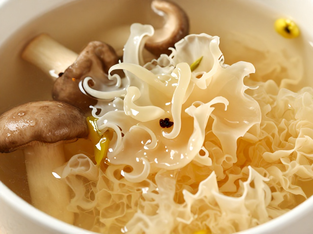 菌菇银耳汤加豆豉榨菜？焯水去腥后味道绝了