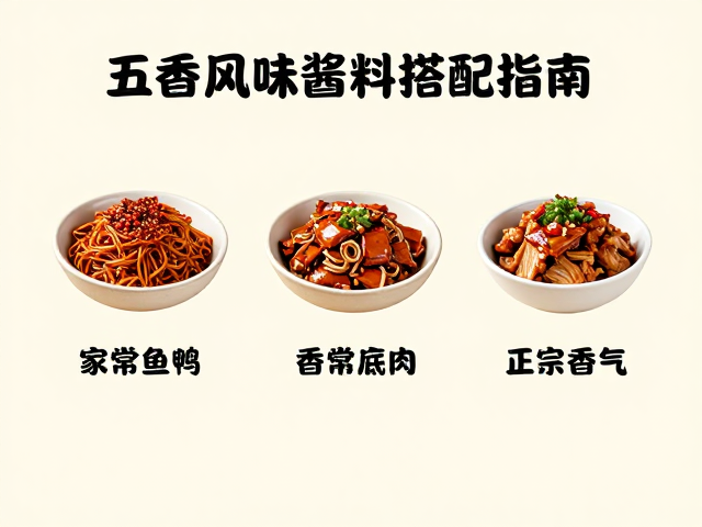 五香风味酱料搭配指南，3种家常美食激发正宗香气