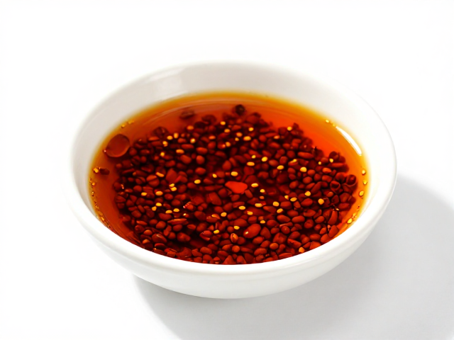 码味关键，花椒油点味增香，蒸菜蘸碟搭配红油味，热油激香更入味