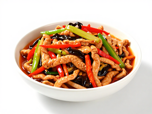 鱼香肉丝灵魂碗芡，咸鲜打底，泡椒增酸辣，陈皮解腻提鲜