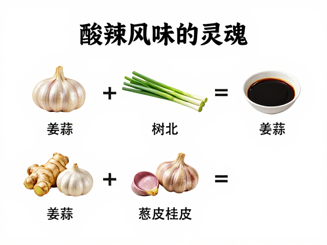 核心调料配比：酸辣风味的灵魂
