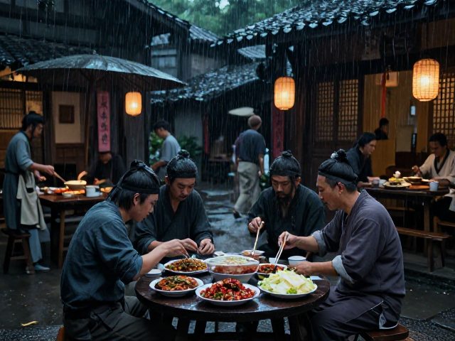 草堂夜雨中的味觉隐喻