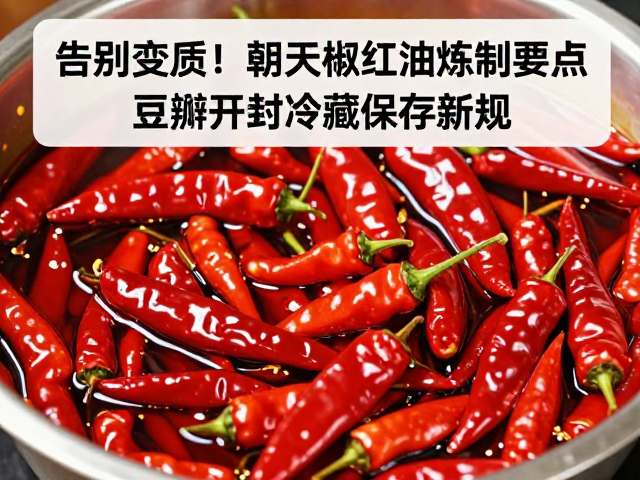 告别变质！朝天椒红油炼制要点，豆瓣开封冷藏保存新规