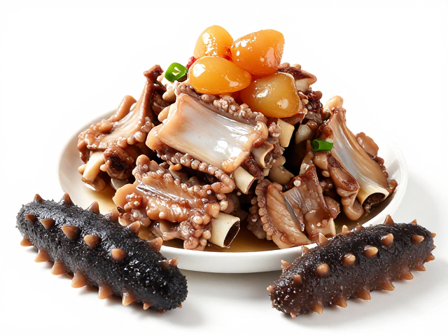 墨鱼炖排骨鲜味浓郁秘诀，搭配淡干海参干贝，认准少盐少沙好品质