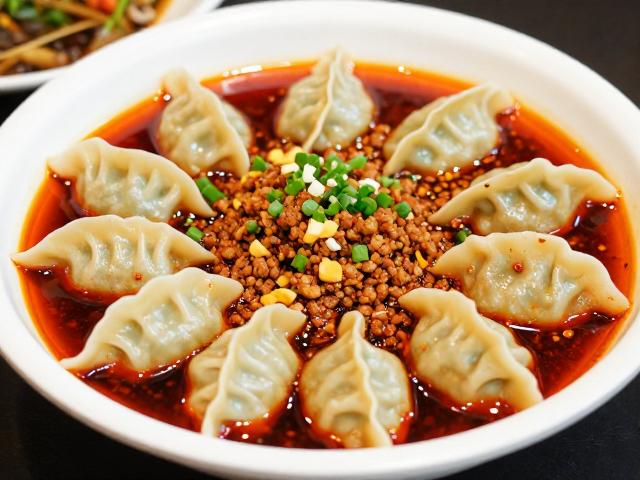 钟水饺的独特魅力,在于红油与肉馅的微妙平衡