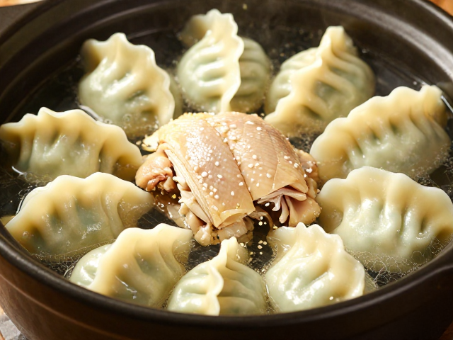 融合钟水饺咸鲜风味
