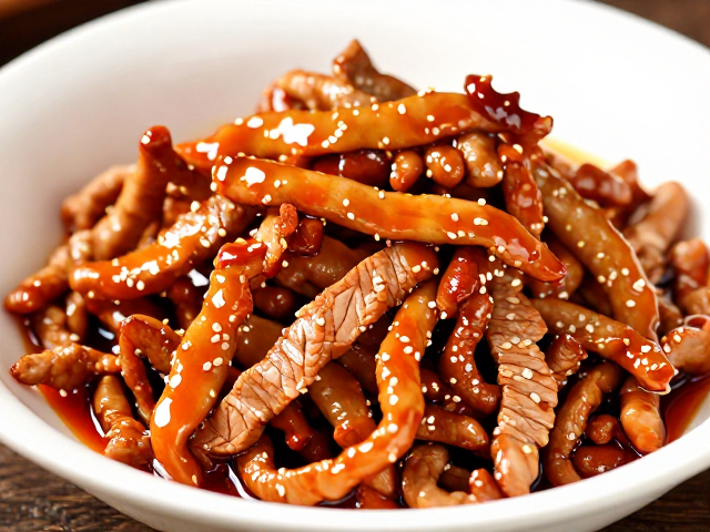 切片肉丝煸香：火候与刀工的协同效应