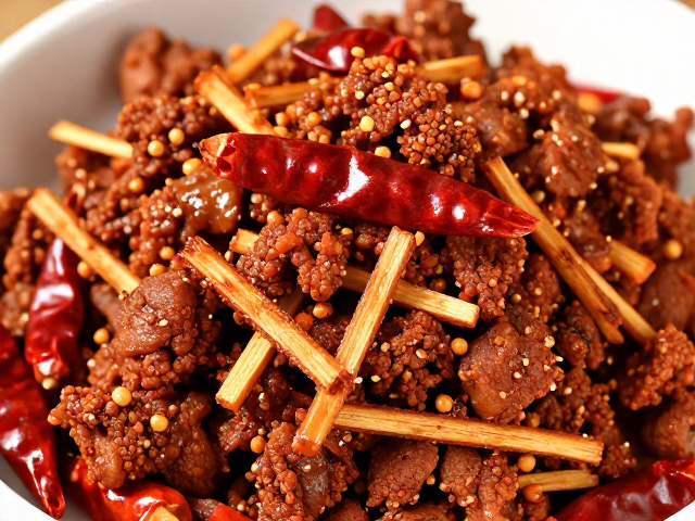 猪肉酱料系列新宠，香料防潮处理与干辣椒豆干的完美融合