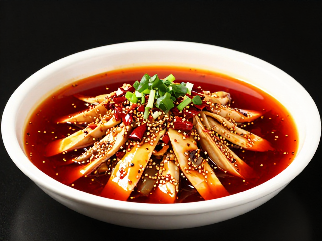 红油提香关键在火候，小火炼出烟香味，豆瓣酱五香风味打造成都口水鸡