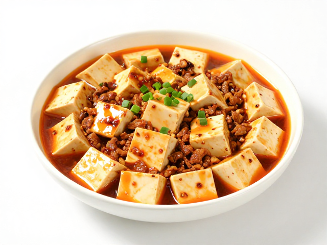 麻婆豆腐少盐版，牛肉瘦肉，低盐豆瓣酱，重口味也能轻食