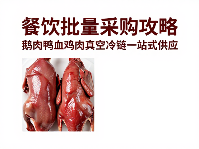 鹅肉与鸭血的特殊属性与冷链适配