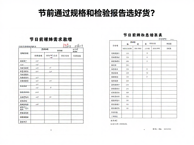节日前螺类需求激增！如何通过规格和检验报告选好货？