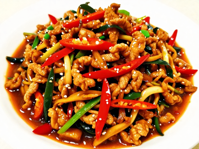 在家复刻鱼香肉丝，刀口辣椒，甜面酱，家常味浓超下饭
