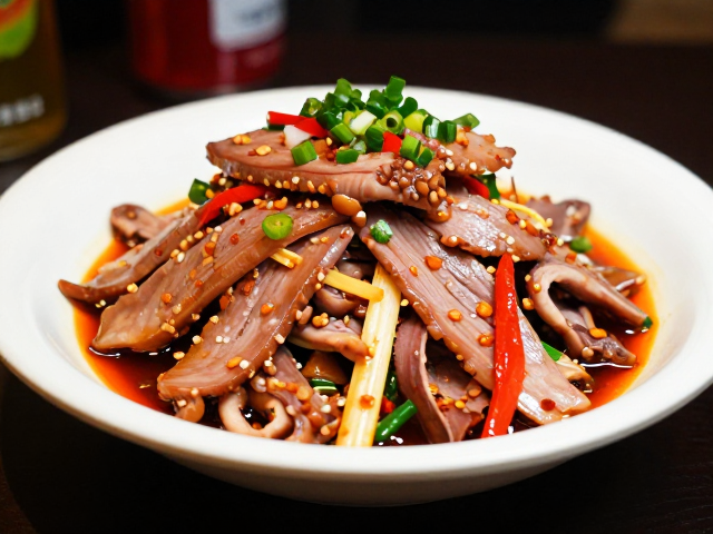 深夜食堂打卡,达县夜宵江湖菜里的凉拌兔肉新吃法