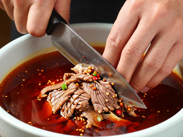 水煮牛肉制作秘籍：鲜鱼与牛肉通用改花刀法