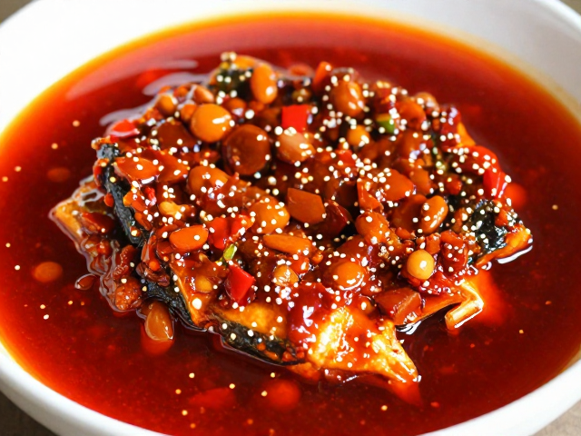 鱼香味型成败关键，豆瓣酱必须炒出红油，中火煸香才正宗