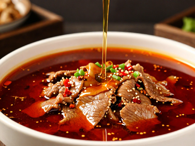 红油蘸料与浇油:激发香气的终极仪式