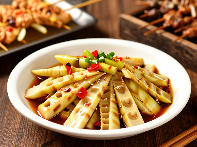 乐山烧烤与野笋的味觉碰撞