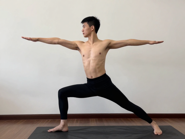 战士一式发力技巧，墙面辅助打开胸腔，激活大腿前侧