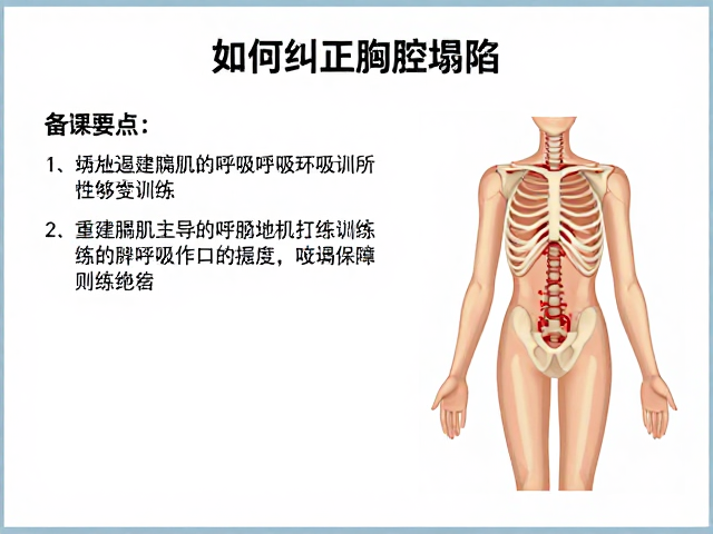 重建膈肌主导的呼吸控制训练