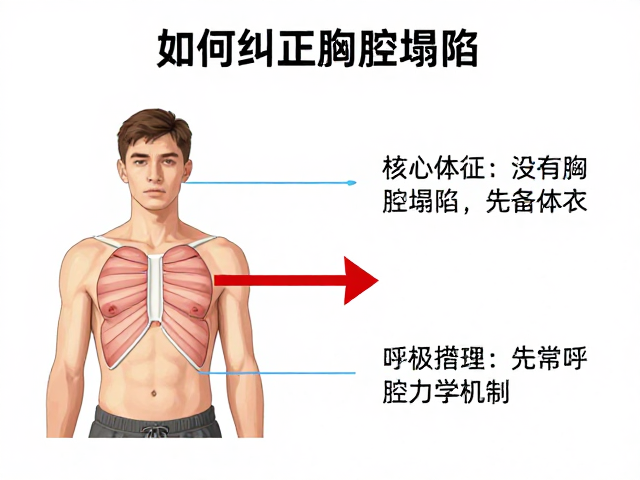 备课要点，如何纠正胸腔塌陷？呼吸教学指南