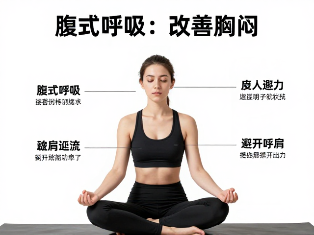 饭后别马上练！腹式呼吸改善胸闷，冥想入门避开耸肩用力