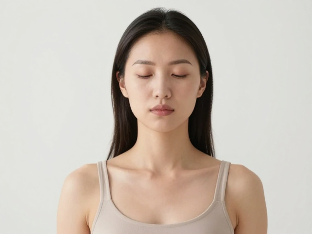 呼吸声音轻柔稳定，融入收束法与压力管理，胸腔温和扩张技巧