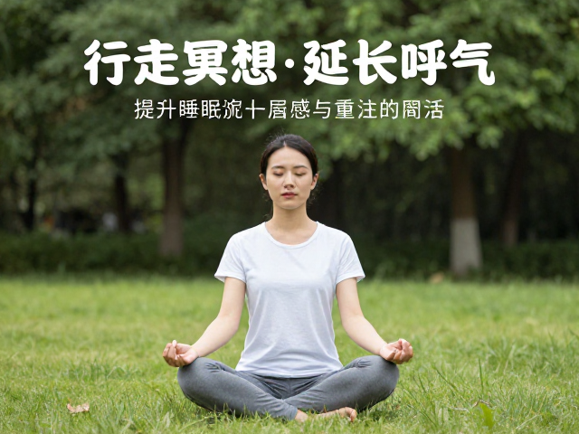 户外自然冥想指南，行走冥想延长呼气，提升睡眠质量与专注力