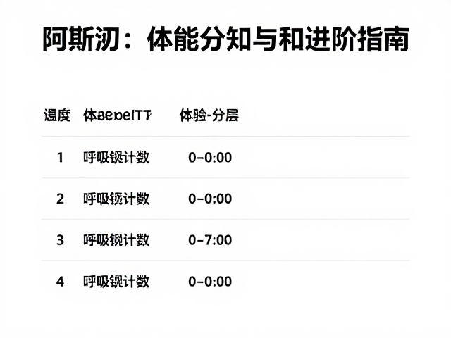 体能分层与强度动态匹配策略