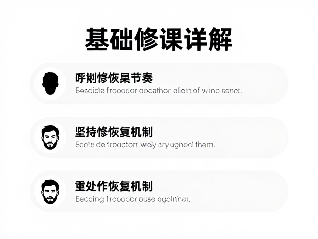 压力恢复机制的重建与日常整合