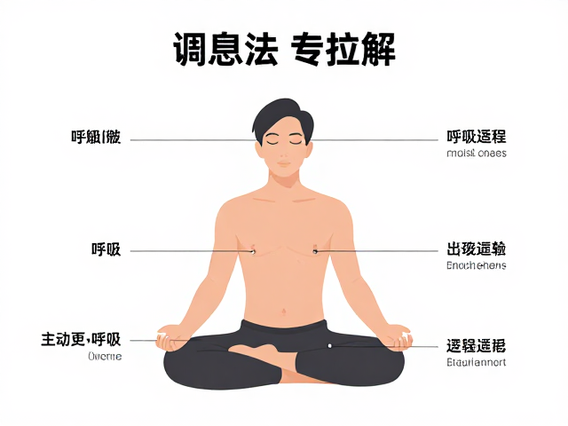 调息法详解，体式间连续呼吸与轻柔稳定的乌贾伊技巧