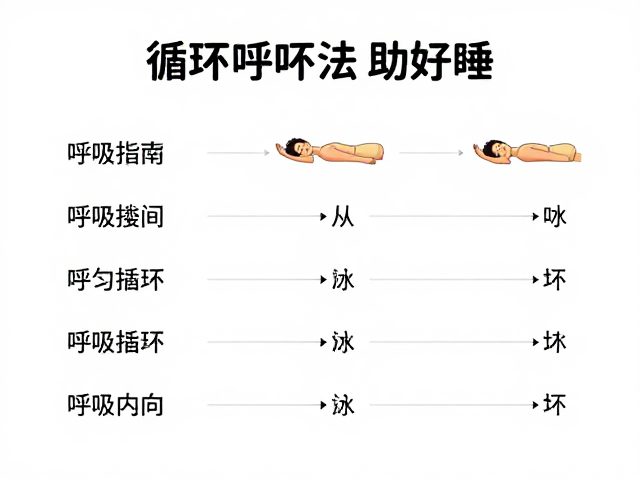 自然均匀呼吸助好梦