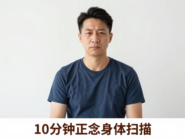 办公久坐党必看，10分钟正念身体扫描，缓解焦虑压力