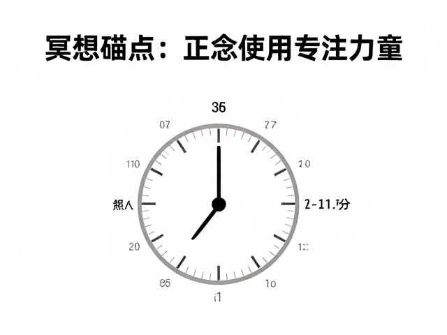 冥想锚点法，用正念观察提升专注力，计时器辅助长期练习指南