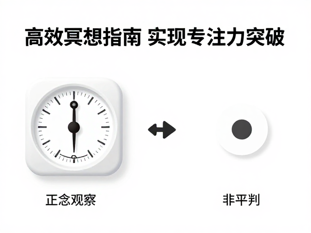 正念观察的非评判机制