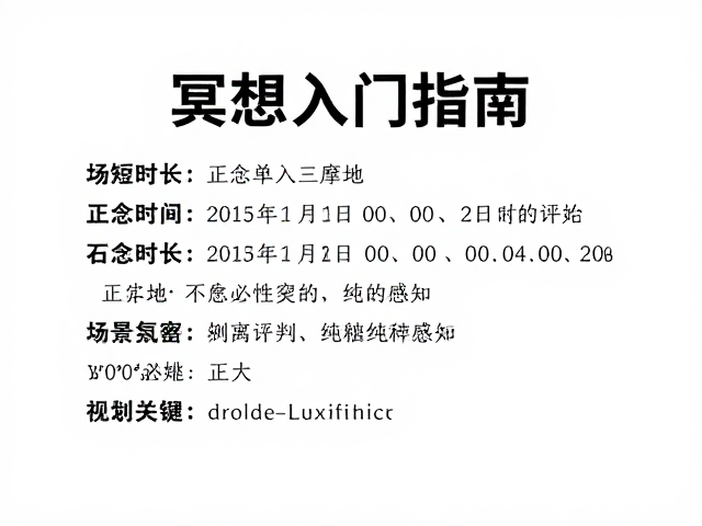正念观察:剥离评判的纯粹感知